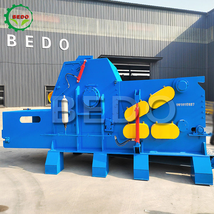 25-30 ton/saat 380V Ormancılık Ahşap Çöpçü Makinesi 18000kg Ağır Görevli Endüstriyel Davul Çöpçü