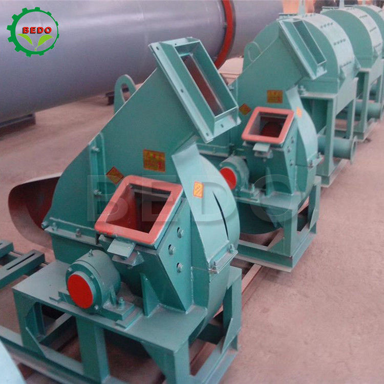 2-4T/H Küçük Elektrikli Disk Ahşap Çöpçü Makinesi CE Sertifikalı Kompakt Dal Çöpçü