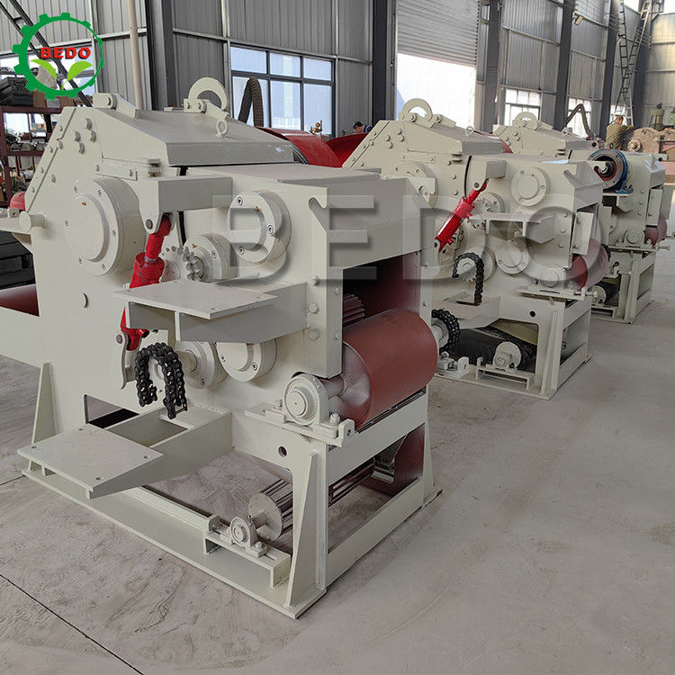 590rpm 3-5t/h Davul Tipi Ahşap Çöpçü Makinesi Bir Yıllık Garanti Orman Çöpçü