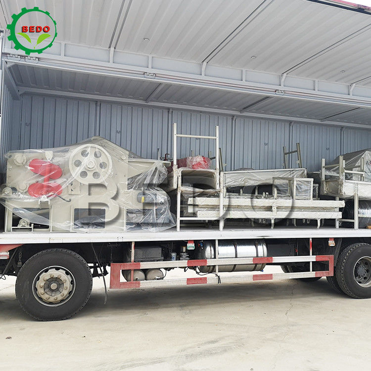 Palm EFB Boş Meyve Kütüğü Kırıcı Ağaç Çöpçü Makinesi Biyogaz Enerji Santrali için 110KW dizel motor