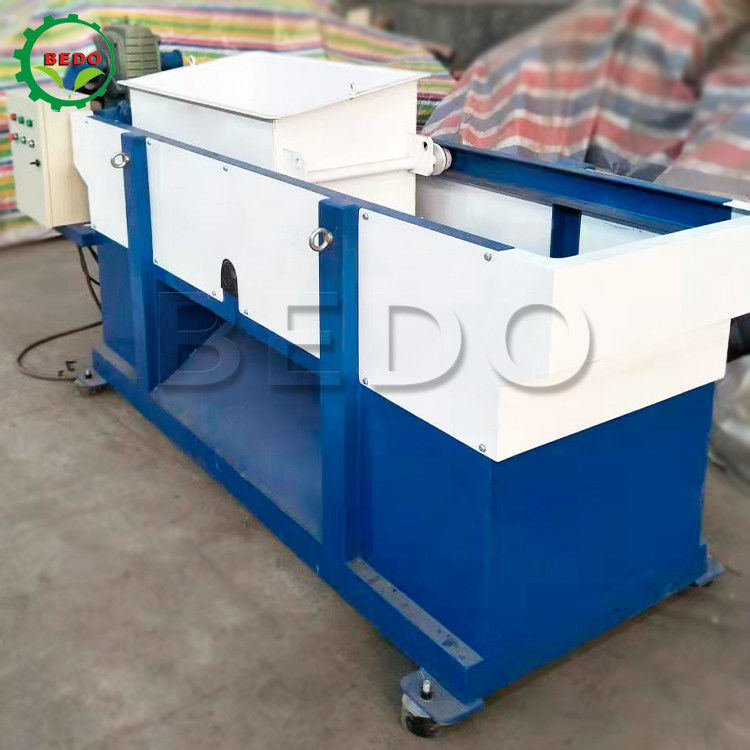 300kg/H Otomatik Ahşap Fırçalama Makinesi Alaşımlı Çelik Blade PLC Kontrol Üretim Birimi