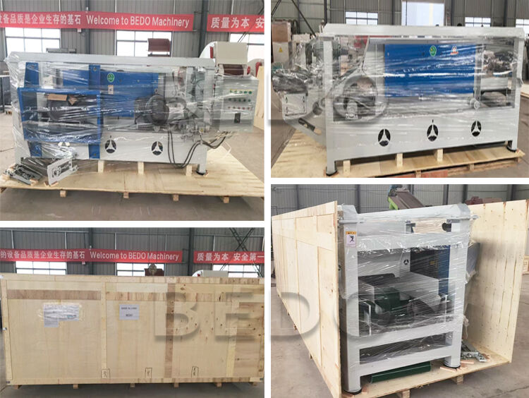125mm Roller Wood Shavings Machine Karbon Çelik Vücut 7.5kw Çift Ana Çapa Ekipmanı
