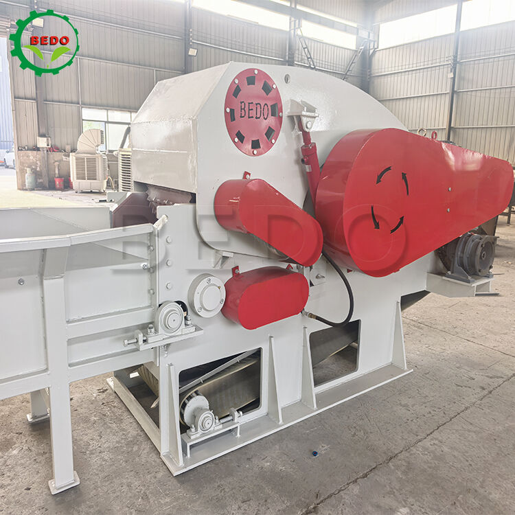 Hindistan Cevizi Kabuğu Biyokütle Parçalayıcı Makinesi Endonezya Hindistan Cevizi Elyafı ve Büyüyen Medya Üretimi için 75KW Elektrik