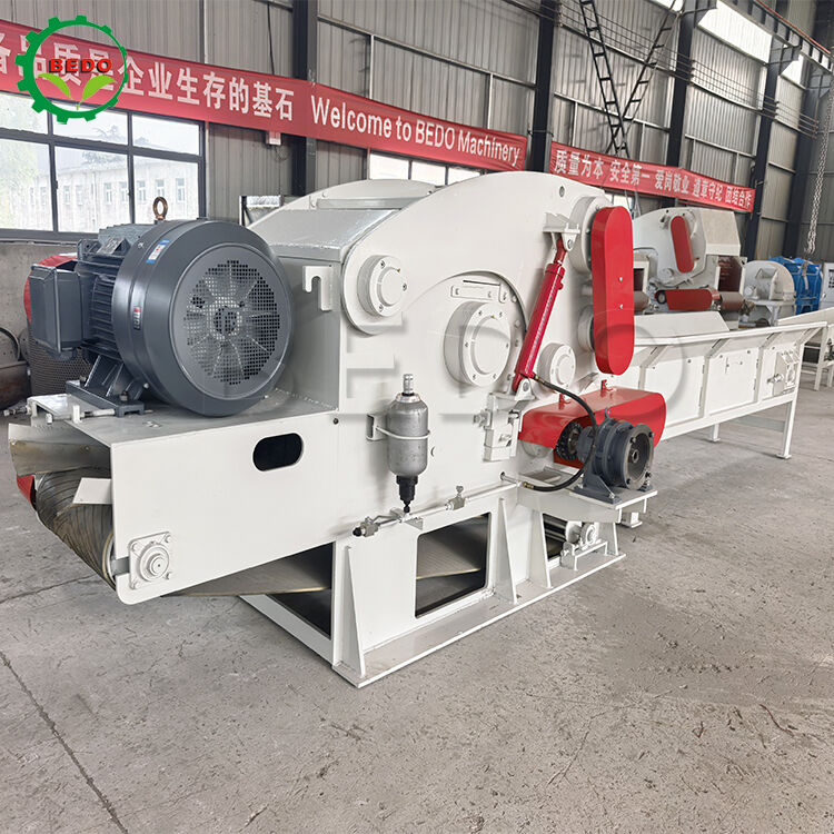 Hindistan Cevizi Kabuğu Biyokütle Parçalayıcı Makinesi Endonezya Hindistan Cevizi Elyafı ve Büyüyen Medya Üretimi için 75KW Elektrik