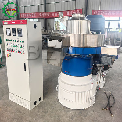 PLC Kontrol Sistemiyle Gelişmiş Paslanmaz Çelik Biyokütle Pellet Makinesi