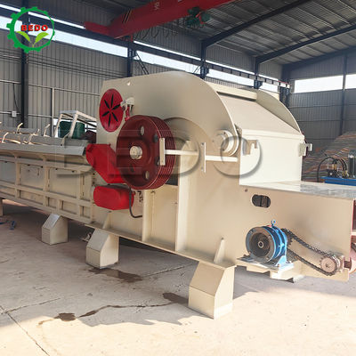 160KW Ağır Hizmet Zinciri Besleyici Tambur Parçalayıcı Ahşap Kırıcı Enerji Santrali Ahşap Kırıcı Kullanarak