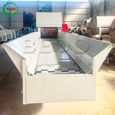 Hidrolik Motorlu Besleme Konveyörlü Odun Kırma Makinesi, 235HP Ana Güç ve 25-35mm Yonga Boyutu