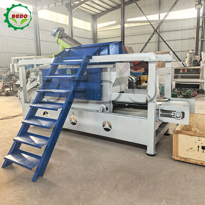Çift Ana Şaft Güç Talaş Makinesi 7.5kw 400kg/saat Kapasite Karbon Çelik Ekipman